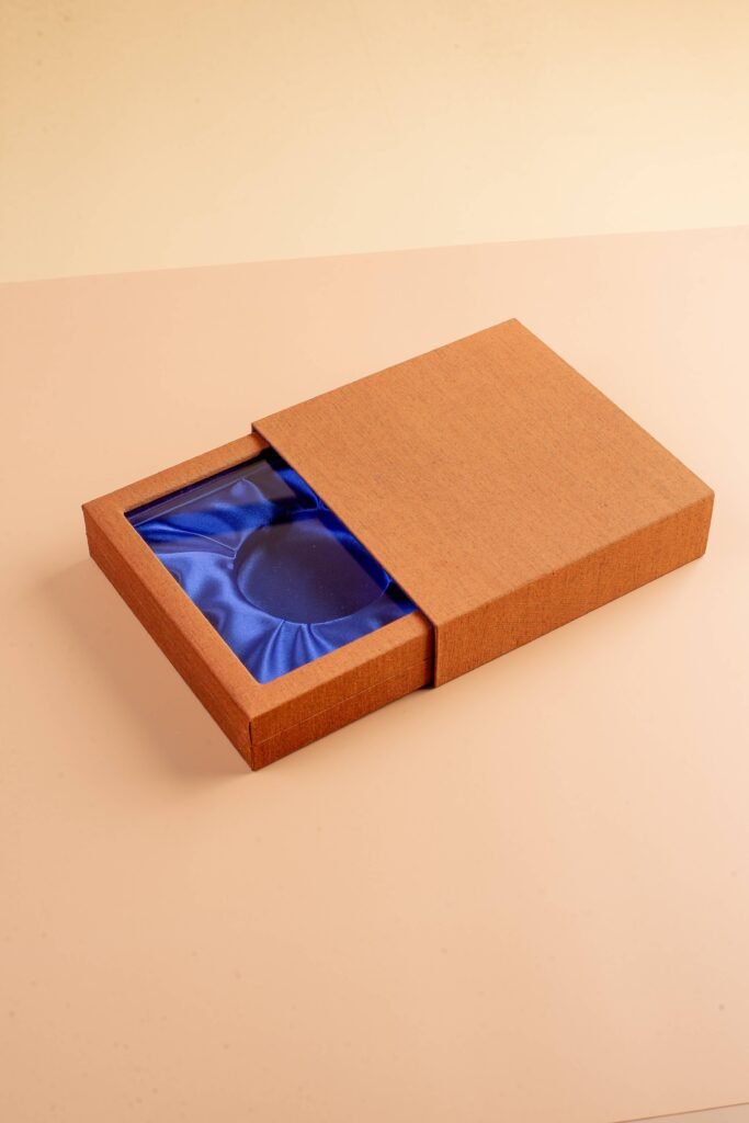 Aubrey Coin - Custom silk coin packaging with fabric by manufacturer