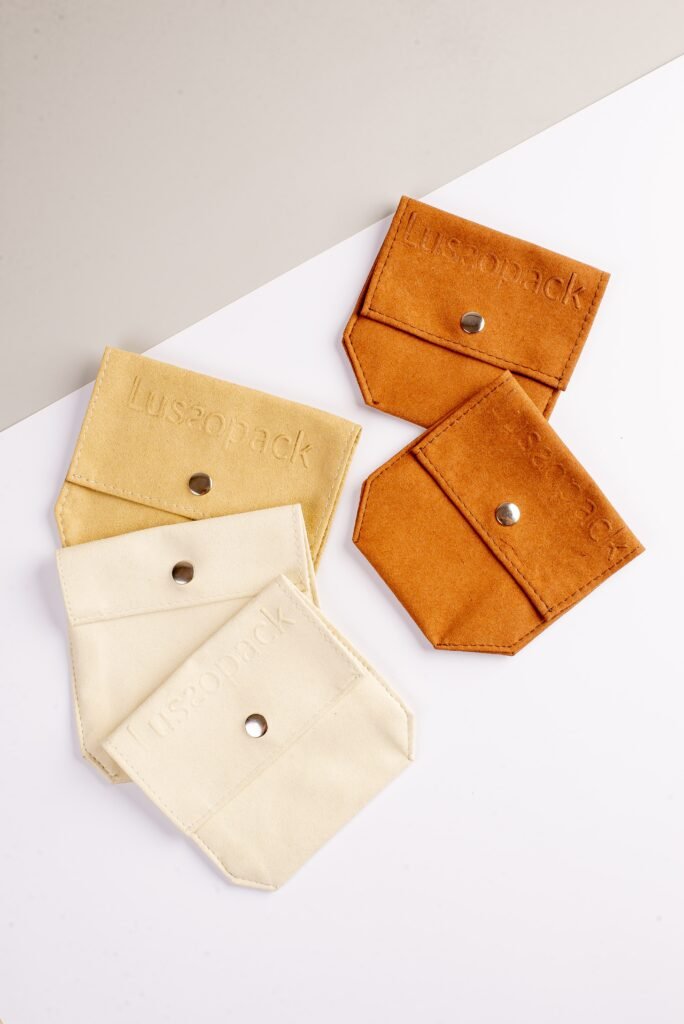Beatrice - Custom Jewelry Pouches with fabric made by manufacturer