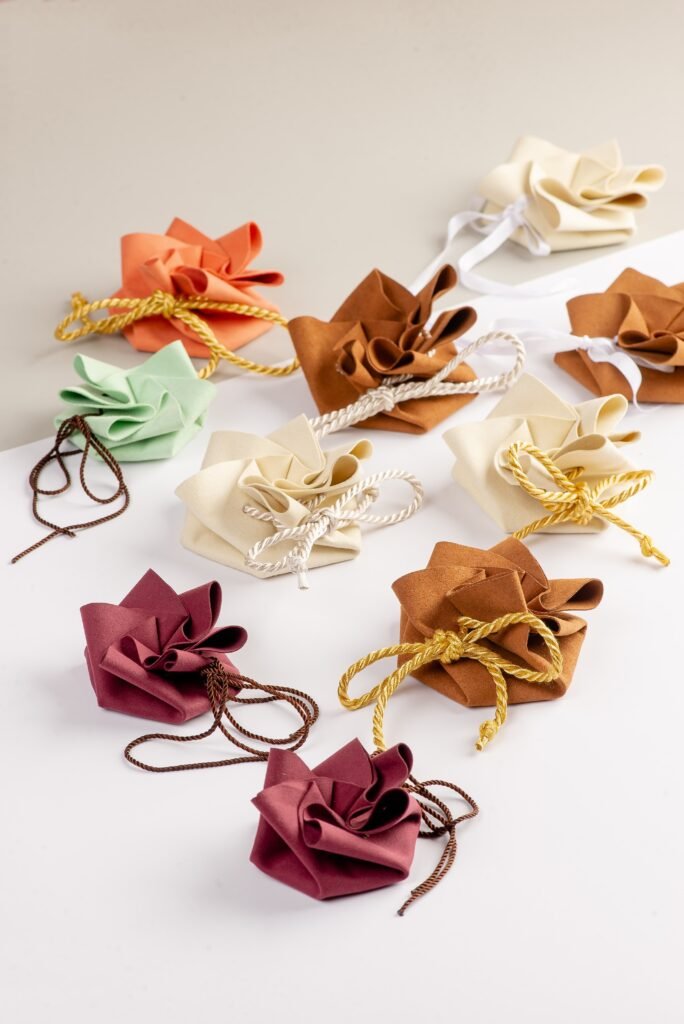 Chiara - Custom Jewelry Pouches with fabric made by manufacturer